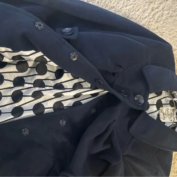 Anthropologie Navy Pea Coat - Picture 3 of 5